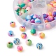 90 Stück 6 Farben handgefertigte Polymer Clay Perlen CLAY-YW0001-80-2