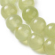 Hilos de abalorios de jade blanco natural G-G796-04D-02-3