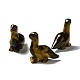 ナチュラルタイガーアイディスプレイホームディスプレイ装飾  3D恐竜  48x21x46mm G-E581-01B-1