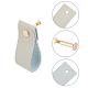 Manijas rectangulares de cuero para cajones AJEW-WH0251-77A-4