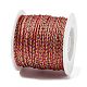 Пятицветный плетеный шнур из полиэстера для ювелирных изделий OCOR-G015-05A-01-3