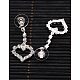 Iron Rhinestone Bridal Jewelry Sets: Necklaces SJEW-K007-02S-9
