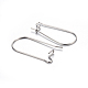 304 Stainless Steel Hoop Earring Findings STAS-P223-01P-04-2