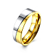 Valentine's Day Gifts Titanium Steel Couple Rings For Men RJEW-BB16492-10-1