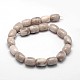 Dyed Barrel Natural Crazy Agate Beads Strands G-L308-01-3