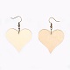 Wood Beads Dangle Earrings Sets EJEW-JE02771-2