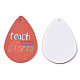 PU Leather Big Pendants for Teachers' Day FIND-T059-025-2