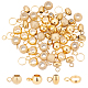UNICRAFTALE 60Pcs 4 Style Hanger Links Hanger Beads 304 Stainless Steel Hanger Rings Golden Links Beads Pendant Metal Charms Bail Beads for Jewelry Making STAS-UN0034-85-1