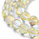Chapelets de perles en pierre de lune synthétique G-F143-12mm-13-3