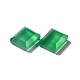 Cabujones de ágata de ónix verde natural teñidos y calentados G-G975-04B-01-4