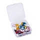 30Pcs 6 Colors Electroplate Glass Beads EGLA-FS0001-15-6