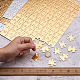 4 ensembles 2 couleurs papier presse à chaud puzzle d'artisanat de transfert thermique DIY-TA0003-56-6