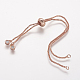 Danlingjewelry rack plateado ecológico cadena de latón pulsera KK-DL0001-03-RS-1