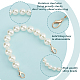 Pandahall elite 6 piezas 6 estilo resina imitación perla cadena con cuentas monedero correa extensores FIND-PH0009-60-4
