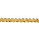 細線細工の段ボールレースリボン  波形  衣料品用  ゴールデンロッド  3/8インチ（10mm）  約130 M /バンドル WCOR-A001-02-3