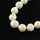 Fili di perle di keshi di perle barocche naturali PEAR-Q004-38-2