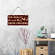 Natural Wood Hanging Wall Decorations HJEW-WH0015-022-5