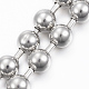 Cinghie di catena di perline di ferro AJEW-H011-19-3