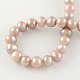Natural Cultured Freshwater Pearl Beads Strands PEAR-S008-B01-3