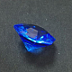 Acrílico Diamante de imitación señaló espalda cabujones GACR-WH0001-01D-2