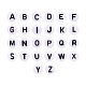 Pandahall Elite Alphabet Acrylperlen SACR-PH0003-04-4