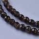 Natural Golden Sheen Obsidian Beaded Necklaces NJEW-K114-B-A19-2