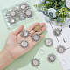 Arricraft 40 stücke sonnenblume blanko anhänger tabletts DIY-AR0002-11-3