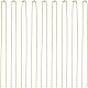 Halbfertige 304 Edelstahl-Kabelkettenhalsketten&nbsp;STAS-UN0038-66G-1