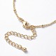 Long-Lasting Plated Brass Cable Chain Necklaces NJEW-K112-09G-NF-5