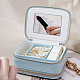 2-Layer Portable PU Leather Jewelry Set Shoulder Bag Boxes PW-WG82578-01-5