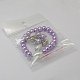 Glass Pearl Jewelry Sets: Earrings and Bracelets SJEW-JS00260-08-2