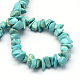 Turquoise vert brins pierre de perles naturelles G-R192-B23-2