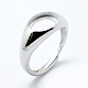 925 Sterling Silber Finger Ring Komponenten STER-G027-02P-3