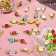 Gorgecraft 200 pièces 10 couleurs polyester rose ornements DIY-GF0006-84-6