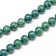 Collares de perlas naturales ajustables chrysocolla G-T015-J02-2