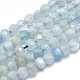 Natürliche Aquamarin Perlen Stränge G-O172-08-1