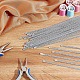 Pandahall elite 40 pz 4 stile ferro corsetto a spirale soggiorno disossamento FIND-PH0009-66-5