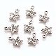 Gift Ideas for Men On Valentines Day Tibetan Style Alloy Star Carved Word Just for You Message Charms LF1272Y-1