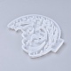 Moules en silicone fantôme de croissant de bricolage halloween X-DIY-I034-03-2