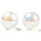 Perles d'imitation perles en plastique ABS PACR-N013-01B-03-3