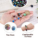 Craftdady 250Pcs 10 Styles Resin Beads RESI-CD0001-18-6