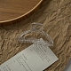 Haarspangen aus transparentem Kunststoff mit großen Krallen PHAR-F016-10-1