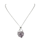 Изготовление ожерелья из латунного мешочка для самородка драгоценного камня NJEW-JN04369-01-4