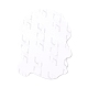 カラフルな漫画のステッカー  ビニール防水デカール  ウォーターボトル用ラップトップ電話スケートボードの装飾  熱風バルーン模様  5.8x3.6x0.02cm  50個/袋 DIY-A025-06-3