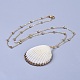 Conjuntos de collar de concha NJEW-JN02397-6