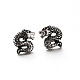 Retro 304 Stainless Steel Dragon Ear Studs EJEW-P057-05-1