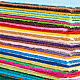 Benecreat 40pcs 12 x 12 Zoll (30 cm x 30 cm) Weichfilz Stoffbahn verschiedene Farben Filzpackung DIY Handwerk Nähquadrate Vlies Patchwork DIY-BC0003-02-4