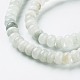 Brins de perles d'amazonite de fleurs naturelles G-R403-4x6-08-3