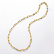 Büroklammerketten-Halsketten aus Edelstahl für Damen KC1989-5