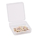 150pcs perles d'espacement en laiton 3 couleurs KK-LS0001-12-6